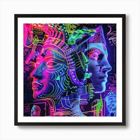 Egyptian Art 3 Art Print