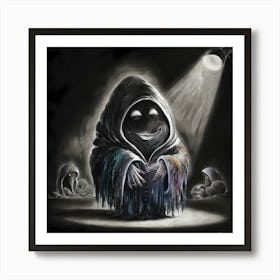 Hooded Man Art Print