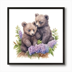 Bear Cubs Affiche