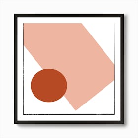 Colorful Geometric Shapes 2 Art Print