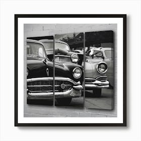 Classic Cars Art Print