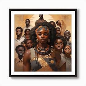 Black History Month: African Queen Art Print