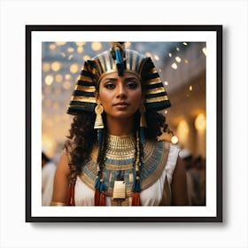 Egyptian queen ( pharaoh and ancient Egyptian ) Art Print
