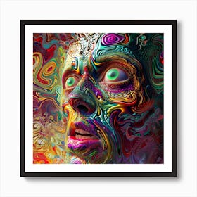 Psychedelic Art 1 Art Print