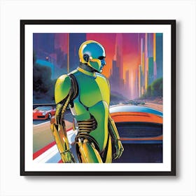 Robot Man 17 Art Print