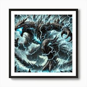 Stormbringer Portrait Art Print