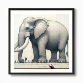 The Great Elephant Art Print