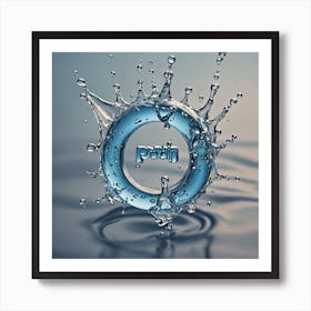 Water Splash 1 Art Print