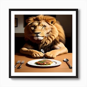 Mr Lionart Art Print