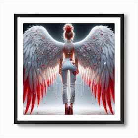 Angel Wings 15 Art Print