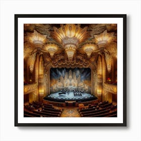 Hollywood Theatre Art Print