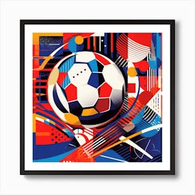 Soccer Ball Art Print