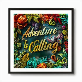 Adventure Is Calling Art Print