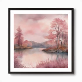 Pinked Fall Art Print