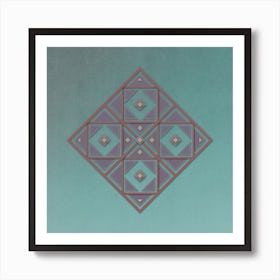 Tiles -  Square Art Print