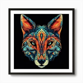 Fox Head Poster