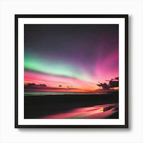 Aurora Borealis Canvas Print Art Print