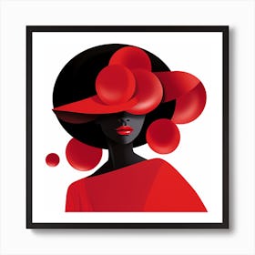 Red Hat 6 Art Print