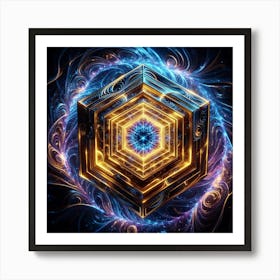 Hexahedron 3 Art Print