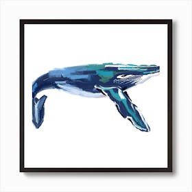 Humpback Whale 03 Art Print