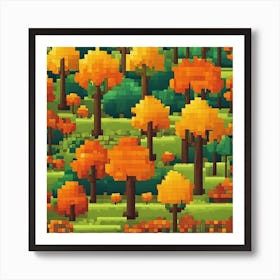 Pixel Art 2 Art Print