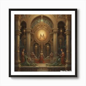 M - Magic Studio Art Print