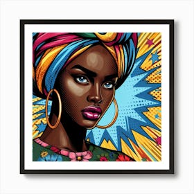 Kanyin Pop African Woman Art Print