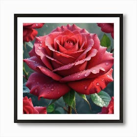 Red Roses 1 Art Print