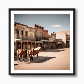 Old West Town 9 Art Print