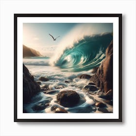 Ocean Wave 6 Art Print