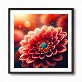 Chrysanthemum Flower Art Print