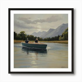 Day At The Lake Art Print