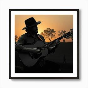 Acoustic Guitar 5 Art Print