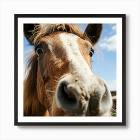 Horse In A Stable 1 Poster