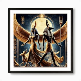 Egyptian Gods  Art Print