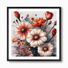 Flowers In A Vase Art Print