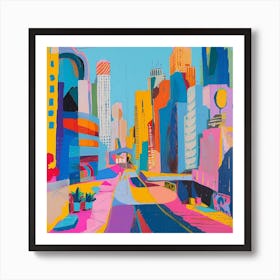 Abstract Travel Collection Buenos Aires Argentina 2 Art Print