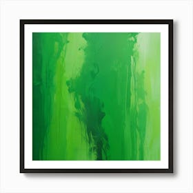 1000014317 Color green abstract art Art Print