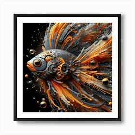 Gold Fish Art Print