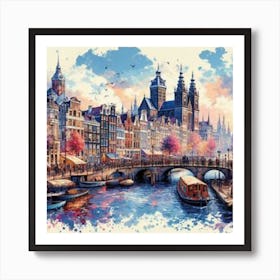 Amsterdam 3 Art Print