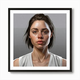 Portrait Of A Woman Art Print