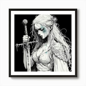 ICE QUEEN Art Print