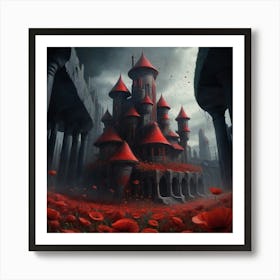 Albedobase Xl In A Poppy World Every Item Is Red Best Creation 1 Art Print