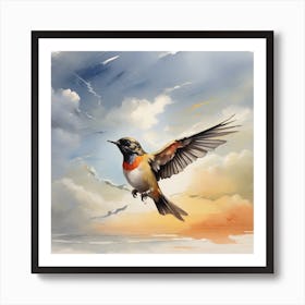 Hummingbird Art Print