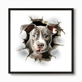 Pit Bull 1 Art Print