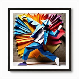 Origami Dancer 106 Art Print