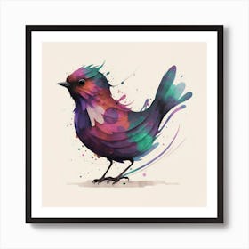 Colorful Bird 4 Art Print