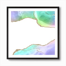 Rainbow Agate Texture 12 Art Print