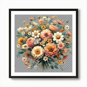 Bouquet Of Flowers 4 Art Print