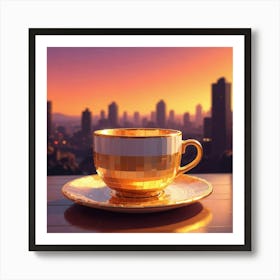 Tea Art 410 Art Print